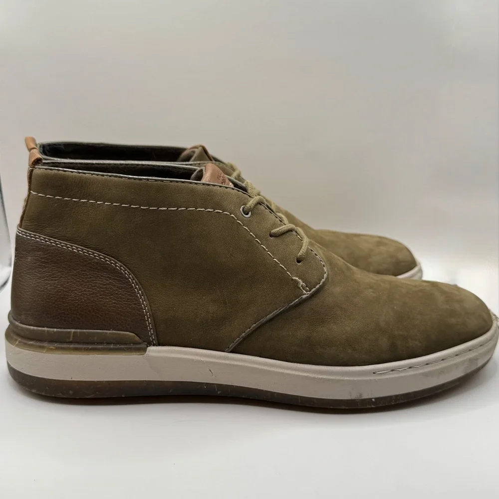 Earth Elements Abound Mens 11 Taupe Leather Suede Chukka Boots CBGP072021‎